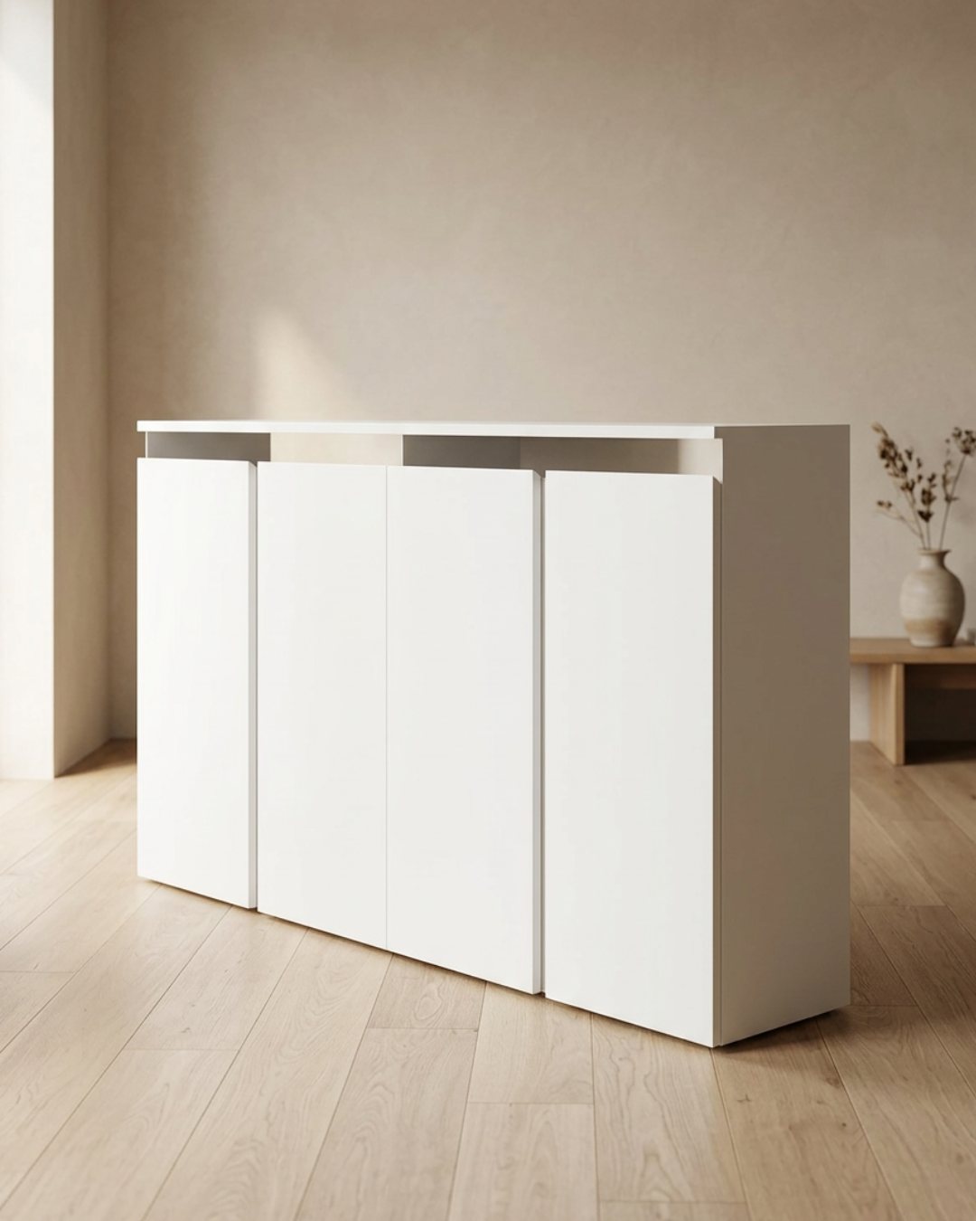 Muebles en producción en el taller de Dynamuebles